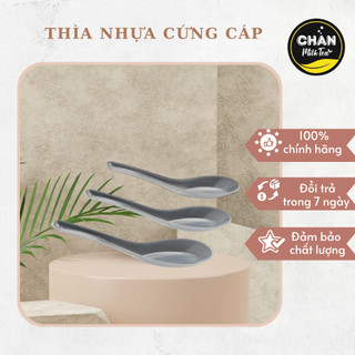 Thìa Nhựa Chất Liệu Nhựa Cứng Cáp Dẻo Dai Sử Dụng Một Lần An Toàn Cho Sức Khỏe (Gói 50 Cái)