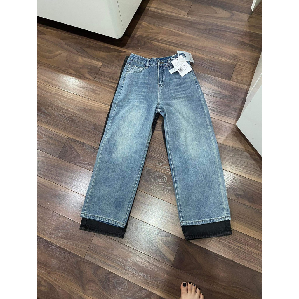 Order. Quần jean suông size nhỏ eo từ 58, Quần jean Xxs, Xs (QJ163)