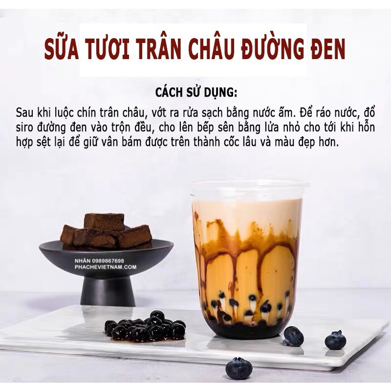 Siro đường đen Fengxiang THE GARDEN chai 1,3kg làm sữa tươi trân châu đường đen