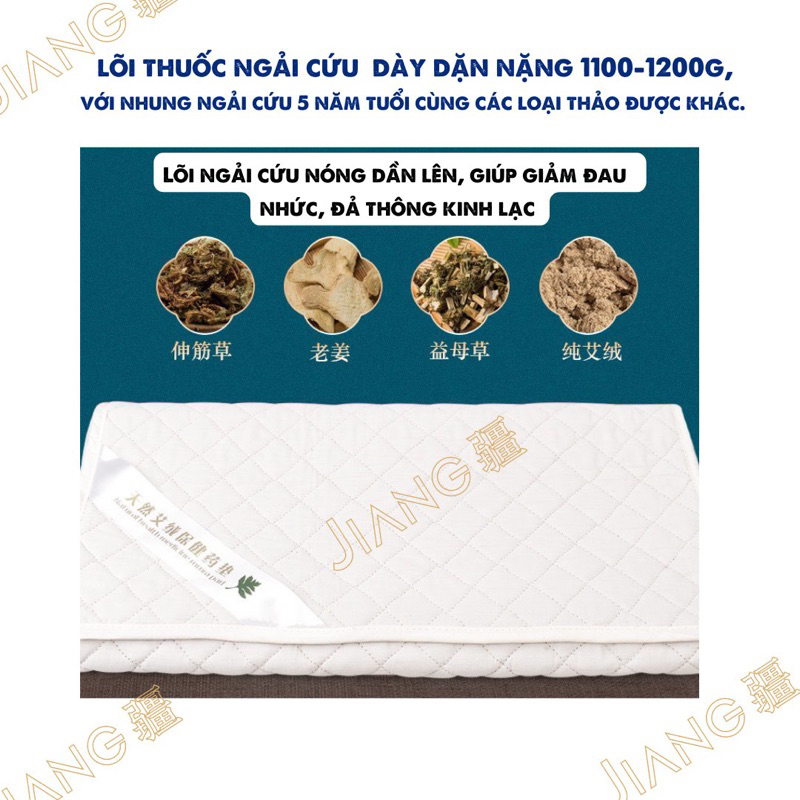 Lõi Thảm Ngải Cứu, Lõi đai quấn Lưng Bụng, Điều khiển điện tử[ Hàng chuẩn Loại 1- dày dặn]