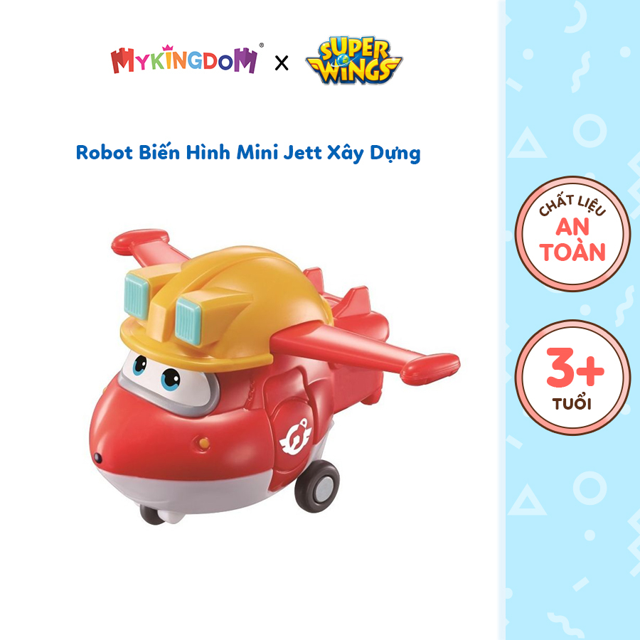 Robot Biến Hình Mini Jett Xây Dựng