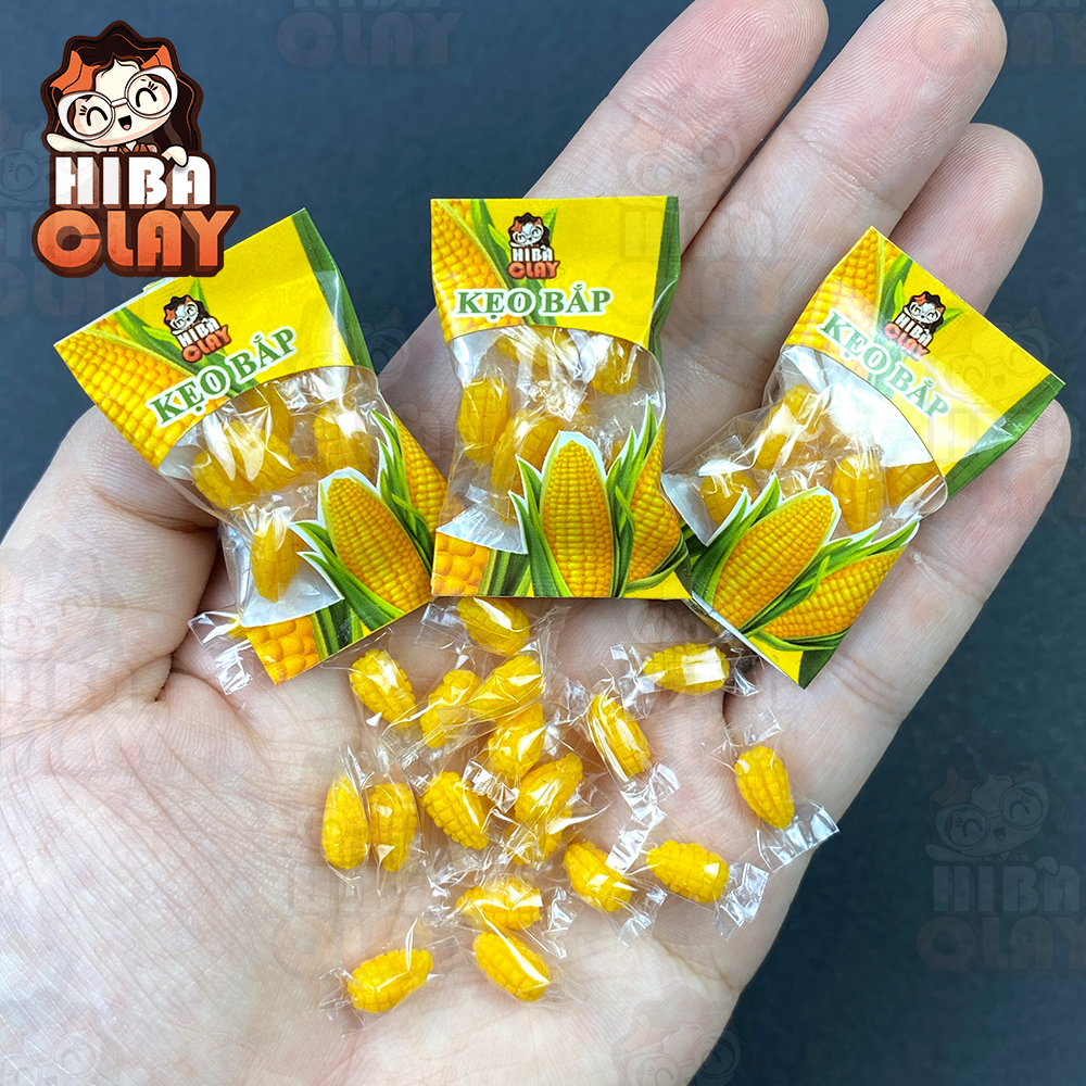 Gói Kẹo Ngô Mini Food, đồ ăn mini mô hình cho búp bê DIY