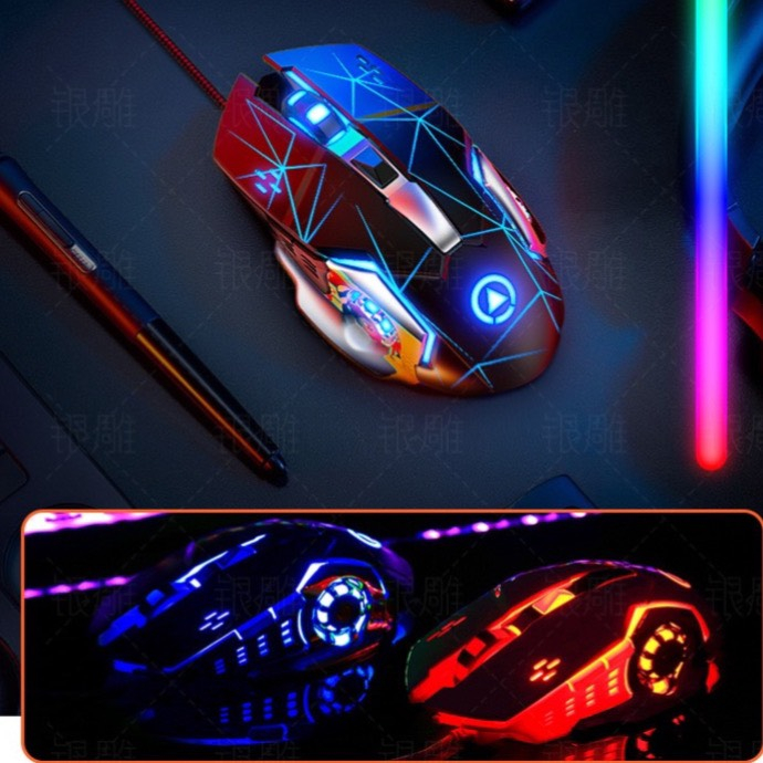 COMBO Bàn Phím Cơ Chuột Chơi Game - PL - SKP8401+G15 - LED 20 Hiệu Ứng - BLUE SWITCH - Dùng Cho Máy Tính Laptop