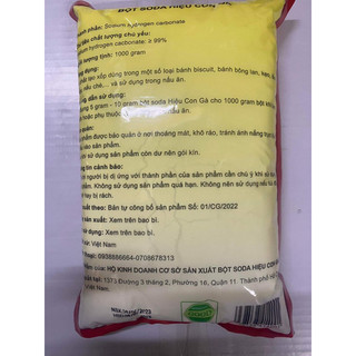 Bột SoDa Hiệu Con Gà chính hãng ( 1Kg )
