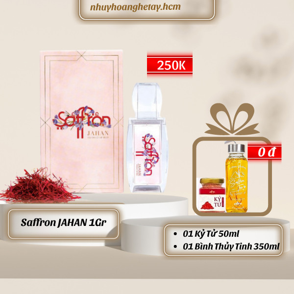 Nhụy Hoa Nghệ Tây Saffron Supper Negin Jahan 1Gr/hộp thuộc thương hiệu Saffron Việt Nam