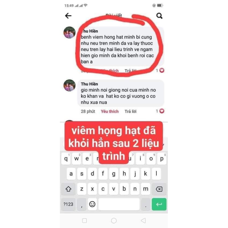 Thảo mộc ho đờm, viêm họng hạt, amidal, thanh quản