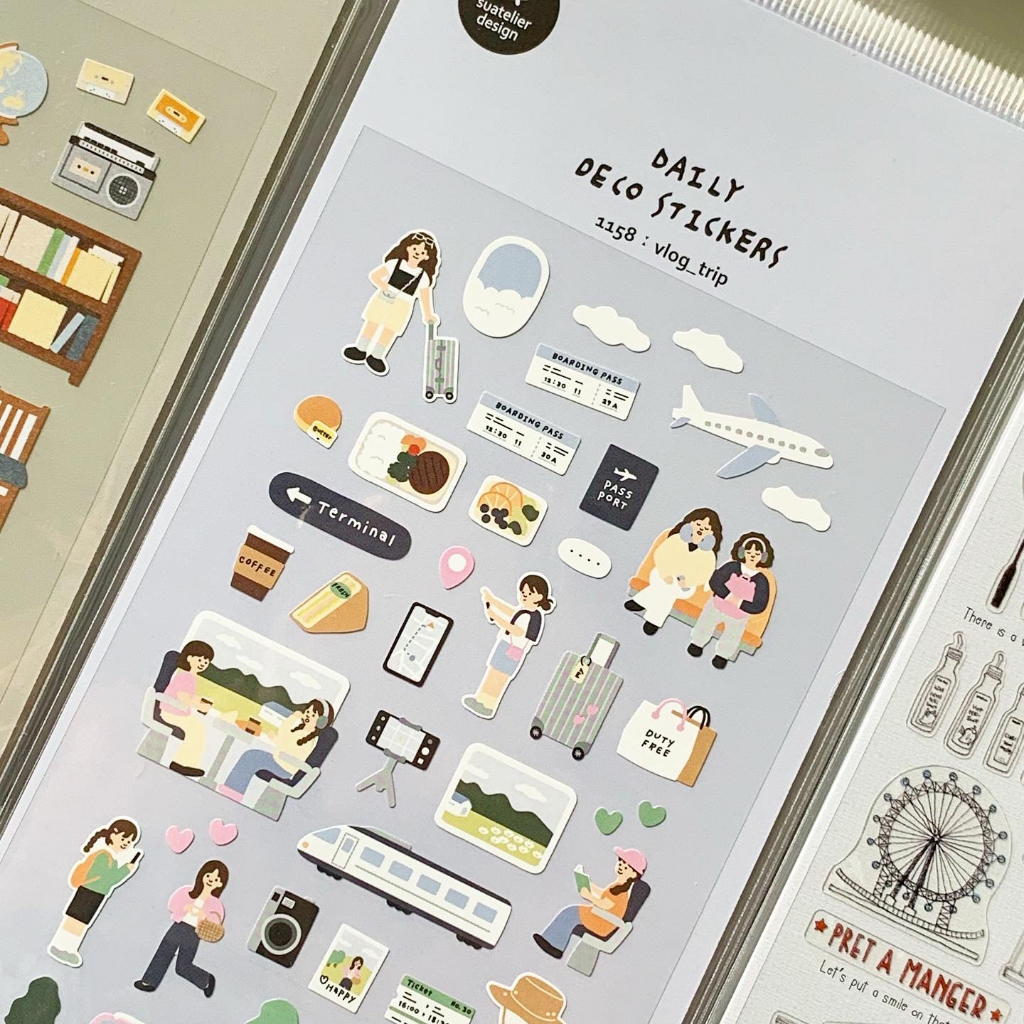 Sticker Hàn Quốc chính hãng mẫu mới nhất Art Therapy