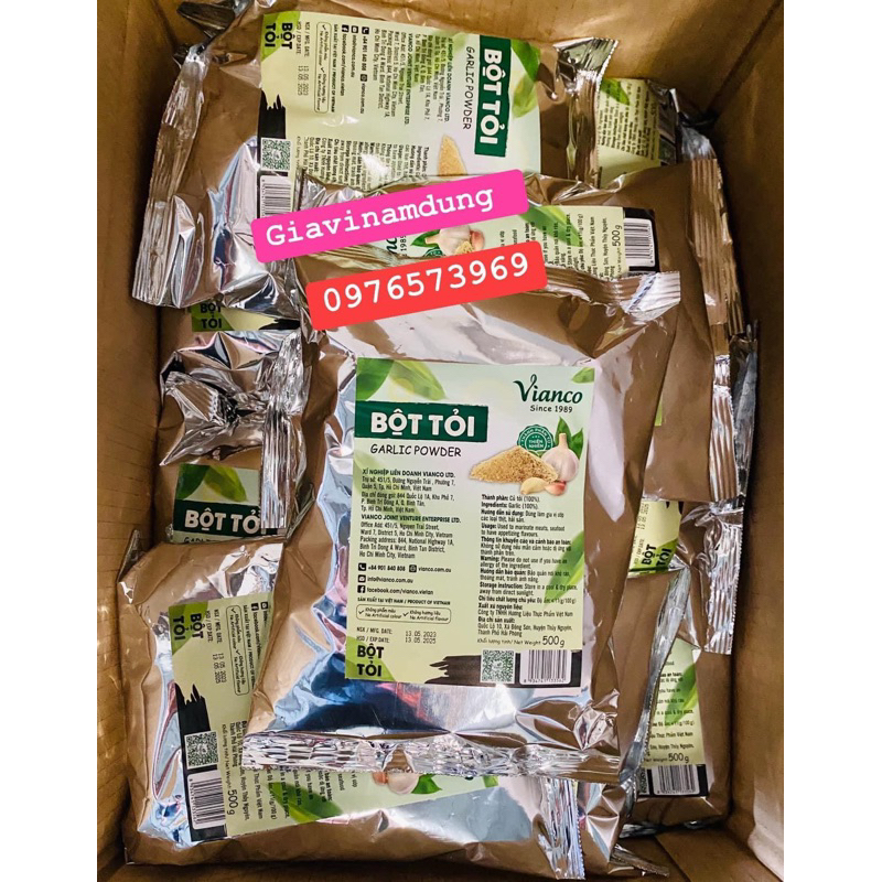 Bột tỏi khô 500gr