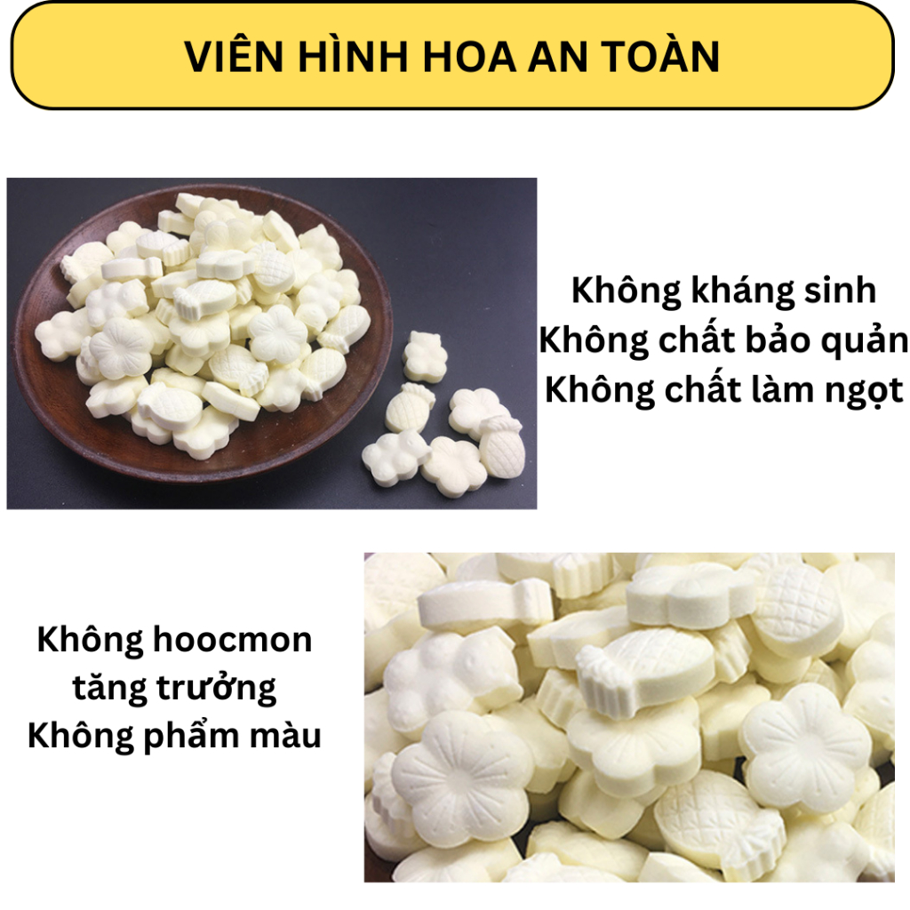 Viên sữa dê dành cho chó bố sung canxi đồ ăn vặt cho chó Gói 100g