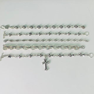 Lắc tay chrome heart unisex mạ bạc 925 - Shop Lộc Độc Và Lạ