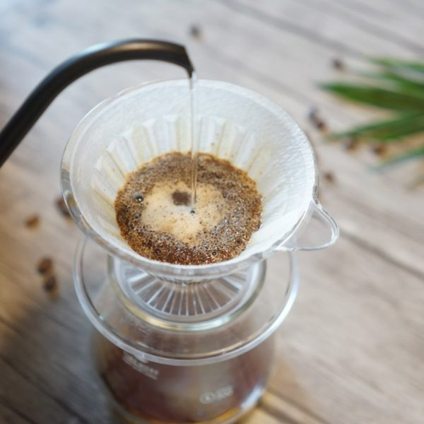 Phễu V60 nhựa Crystal Eye Timemore size 1-2 cup và 1-4 cup