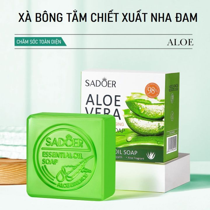 Xà Bông Tắm Essential Oil Soap SADOER, Dưỡng Ẩm, Làm Sạch Toàn Bộ Bụi Bẩn, Bã Nhờn Cùng Tế Bào Chết