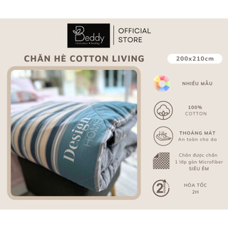 Chăn cotton hàn beddy 100% cotton thấm hút, mềm mại, kích thước 200x210cm