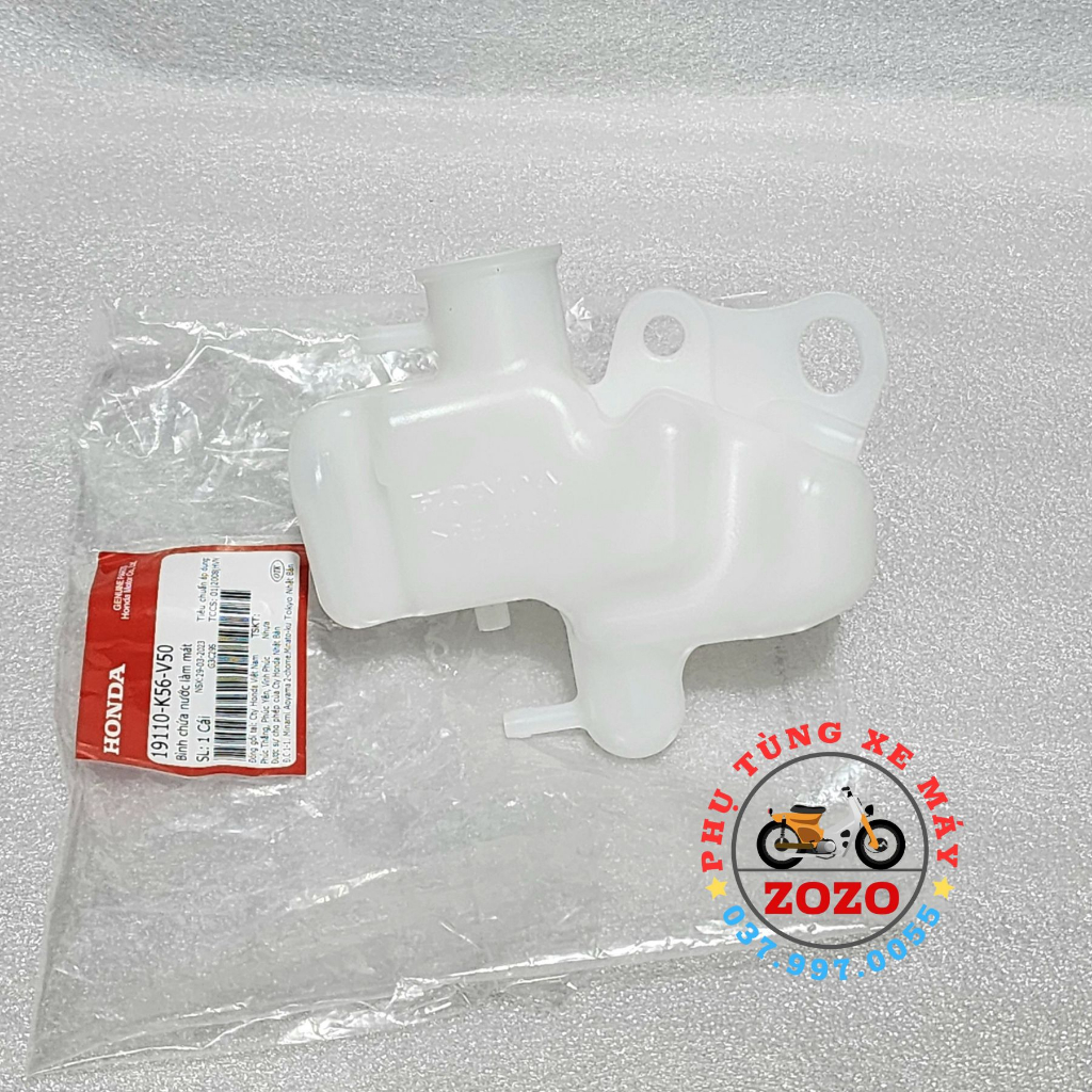 Bình đựng nước mát, bình nước phụ Winner X zin Honda VN - 19110-K56-V50