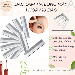 Set 10 dao cạo lông mày