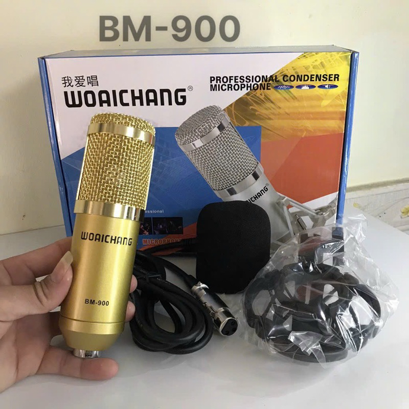 Micro Live Stream WOAICHANG BM-900 kèm Shock Mount