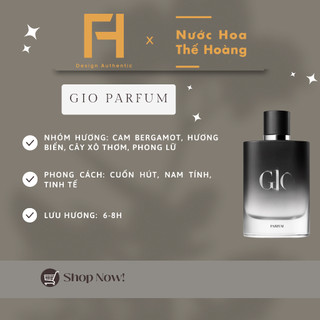 Nước hoa nam giò parfum new 2023 chiết 10ml, 20ml - nước hoa thế hoàng