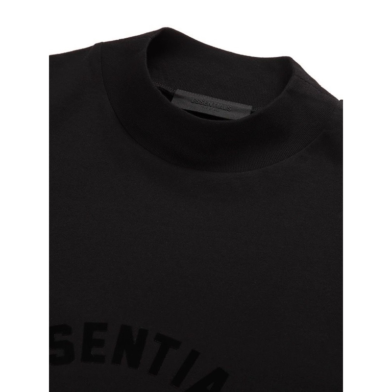 ESSENTIALS LONGSLEEVE TEE - Áo thun dài tay thu đông basic logo cao su unisex 2023