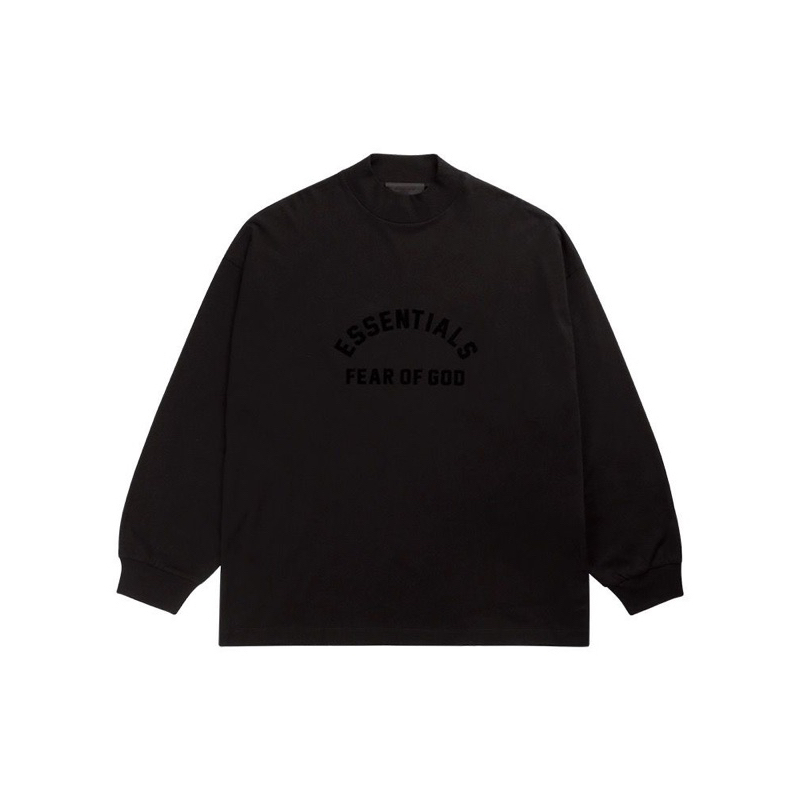 ESSENTIALS LONGSLEEVE TEE - Áo thun dài tay thu đông basic logo cao su unisex 2023