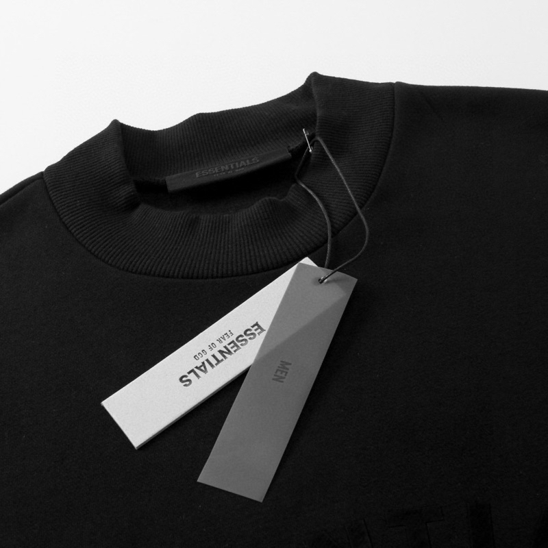 ESSENTIALS LONGSLEEVE TEE - Áo thun dài tay thu đông basic logo cao su unisex 2023