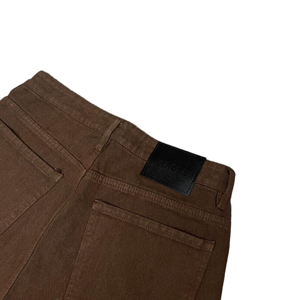 BROWN BAGGY JEANS - Quần jeans nâu TRƠN