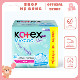   Bịch 20 miếng  Băng vệ sinh Kotex MaxCool Spa Siêu mỏng có cánh 