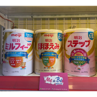 [MUA LÀ CÓ QUÀ] Sữa Meiji Nội Địa Nhật Lon, Thanh Số 0-1 & 1-3 , Meiji HP , Sữa Công Thức Hộp 800g