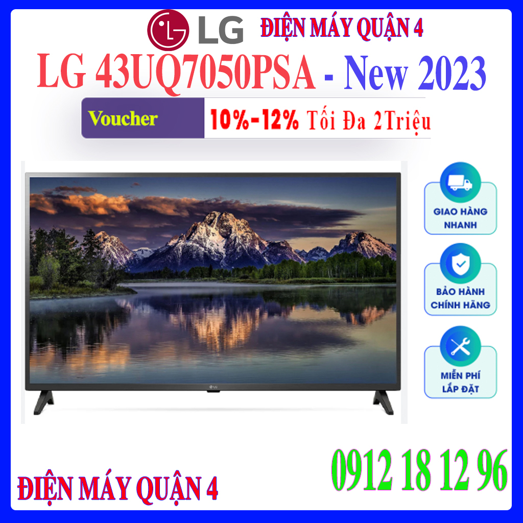 Smart Tivi LG 43 Inch 4K 43UQ7050PSA /43UQ7050- Hàng chính hãng - New 2023