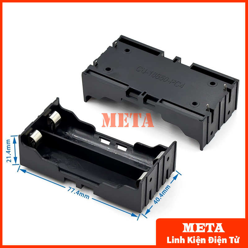 Đế Pin 18650 1/2/3/4 Pin Chân Hàn - Đế 1 Pin 18650, Đế 2 Pin 18650, Đế 3 Pin 18650, Đế 4 Pin 18650