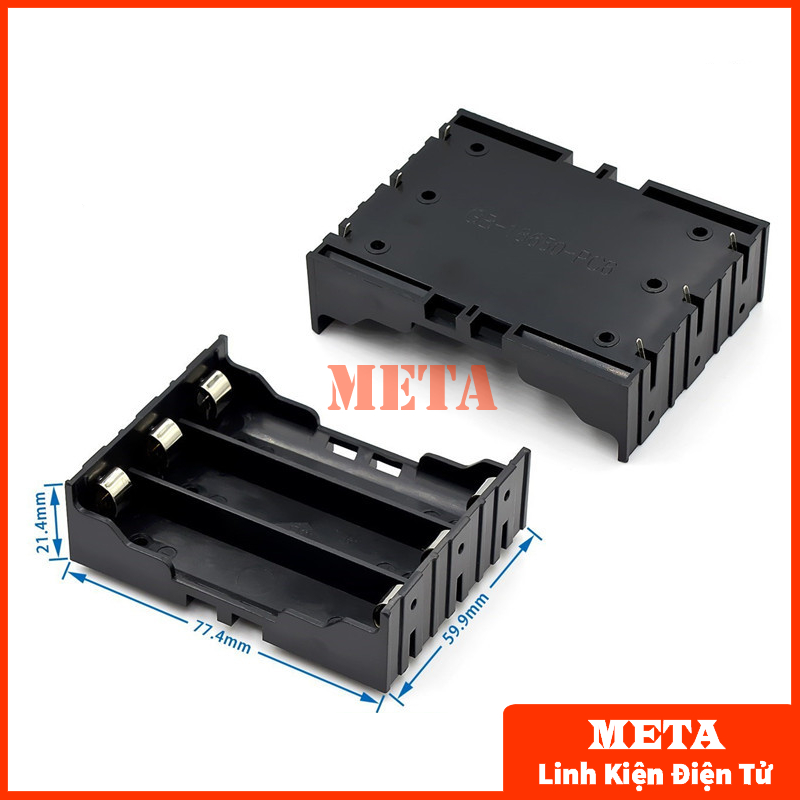 Đế Pin 18650 1/2/3/4 Pin Chân Hàn - Đế 1 Pin 18650, Đế 2 Pin 18650, Đế 3 Pin 18650, Đế 4 Pin 18650