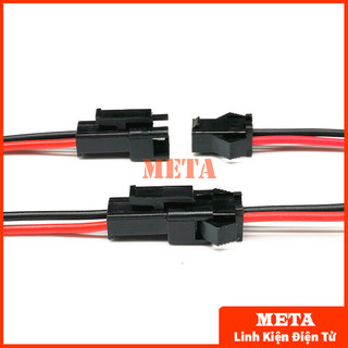 Cặp dây kết nối sm 2p 2.54mm, dây kết nối 2p, jack kết nối sm, jack kết nối 2p - dây dài 20cm