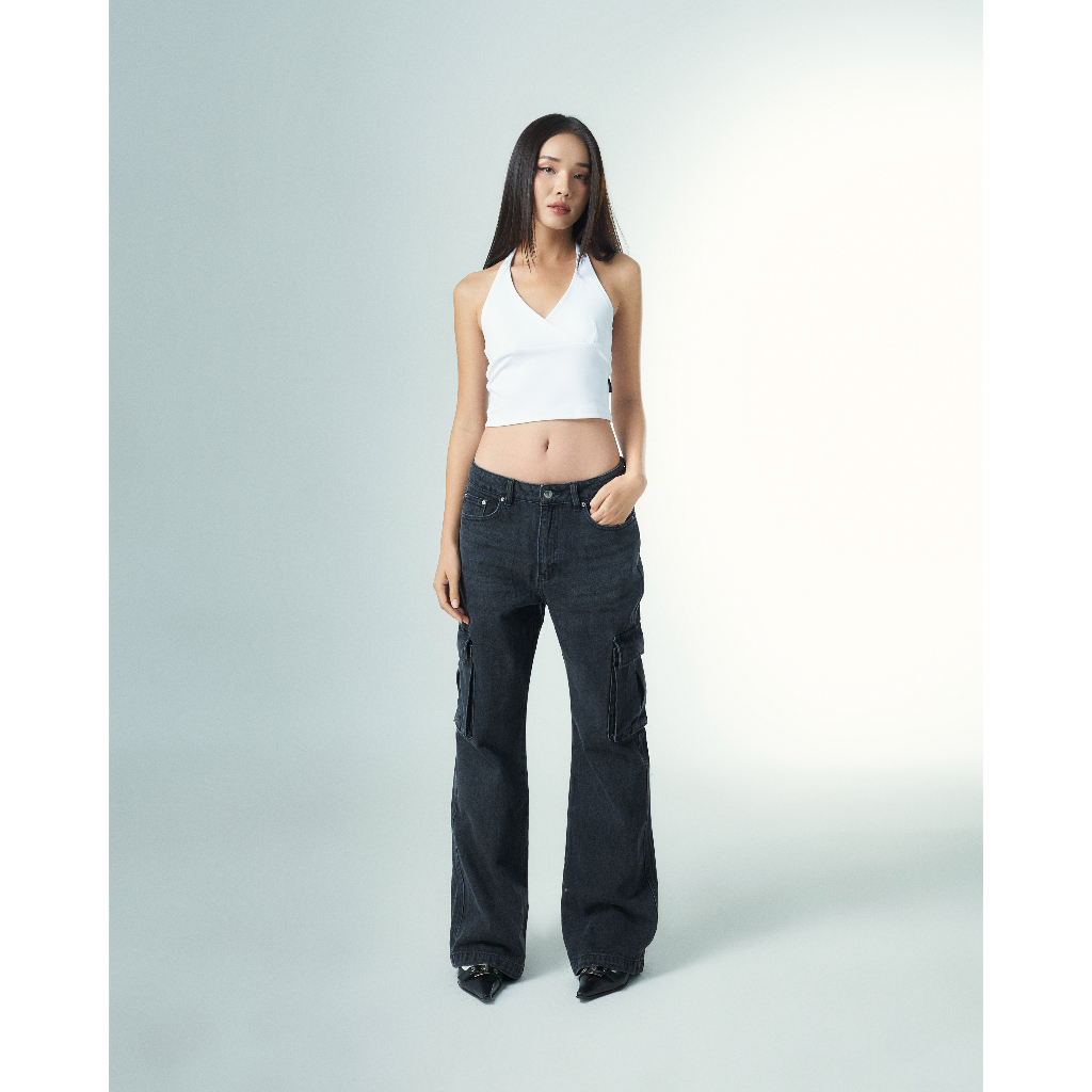 Áo Croptop Yếm PRADIES Basic Halterneck