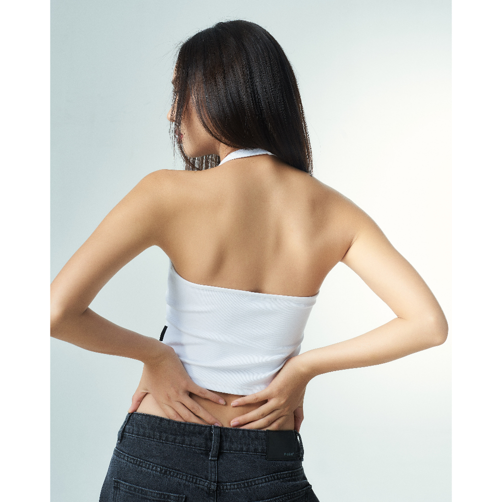 Áo Croptop Yếm PRADIES Basic Halterneck