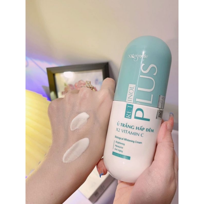 COMBO 10 Ủ TRẮNG HẤP ĐÊM NANO PHIÊN BẢN MỚI RETINOL -NPCOSMETIC