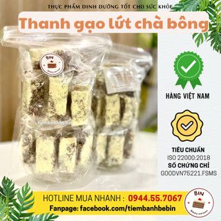 Thanh gạo lứt chà bông ăn kiêng, giảm cân, eat clean