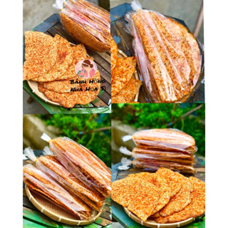 Bánh tráng dừa nướng mắm tép Tam Quan Bình Định  gói 5 bánh  hàng dễ vỡ. 