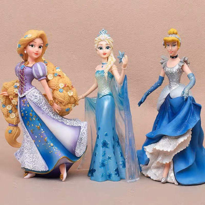 Công Chúa Disney - Mô Hình Công Chúa Elsa - Tiên Cá - Tóc Mây - Aladin