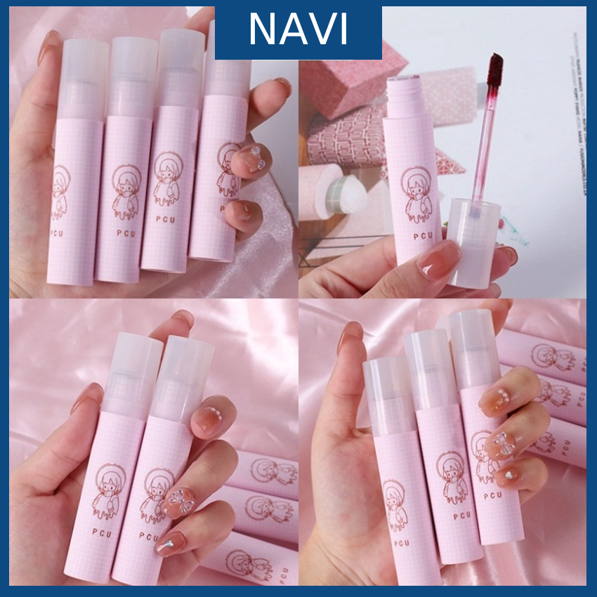 Son Bóng Dạng Nước Màu Trong Suốt Và Bóng Nhẹ Dành Cho Cô Gái Nhỏ Có Độ Bóng Nhẹ Trà Sữa Không Dễ Phai Màu NAVI NAVI