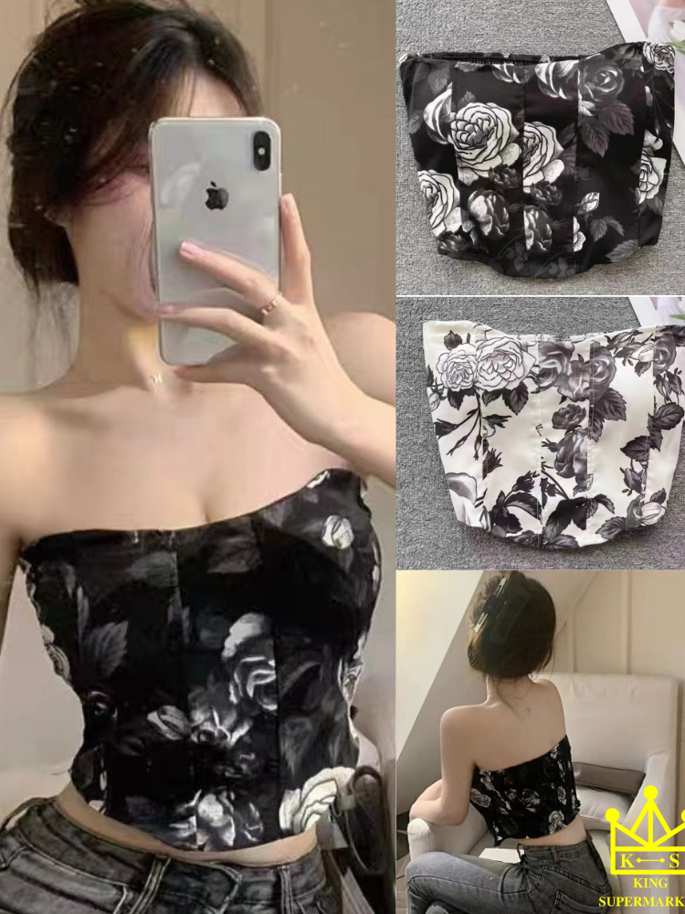 Áo cúp ngực, áo quây không dây body dáng croptop