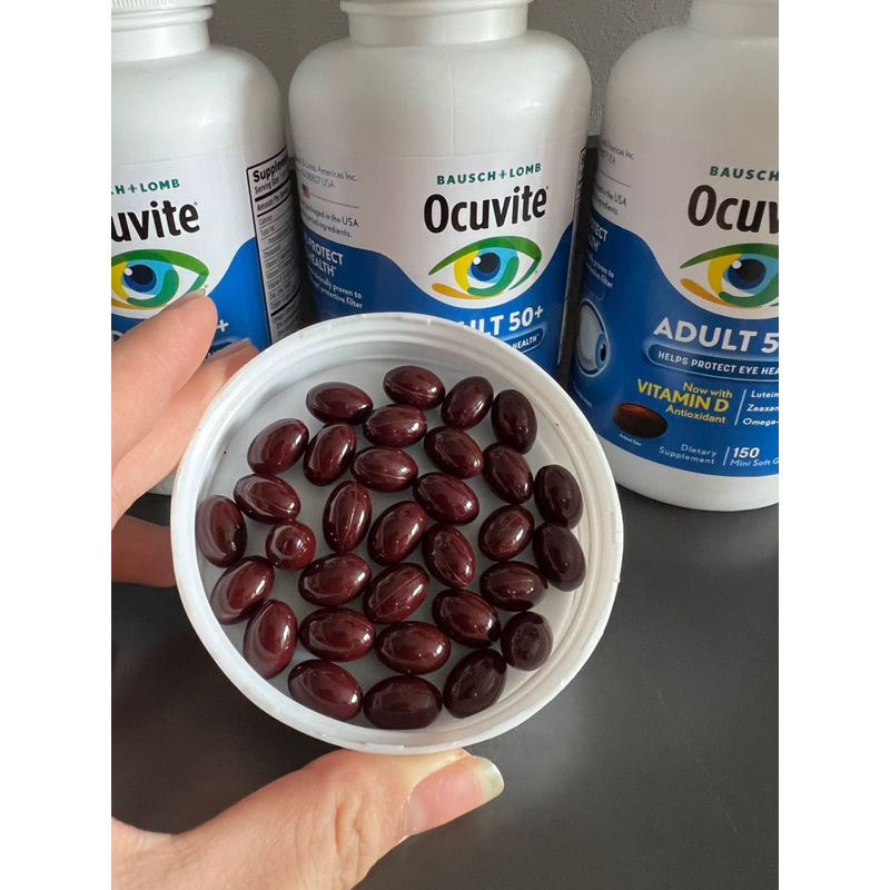 VIÊN UỐNG BỔ MẮT ,BỔ SUNG VITAMIN, CHẤT DINH DƯỠNG CHO MẮT OCUVITE ADULT 50+