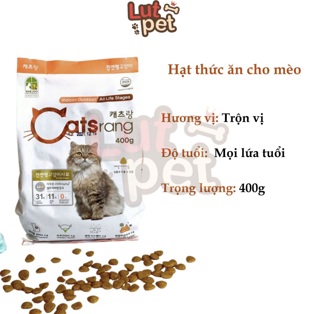 Hạt thức ăn khô cho mèo Catsrang