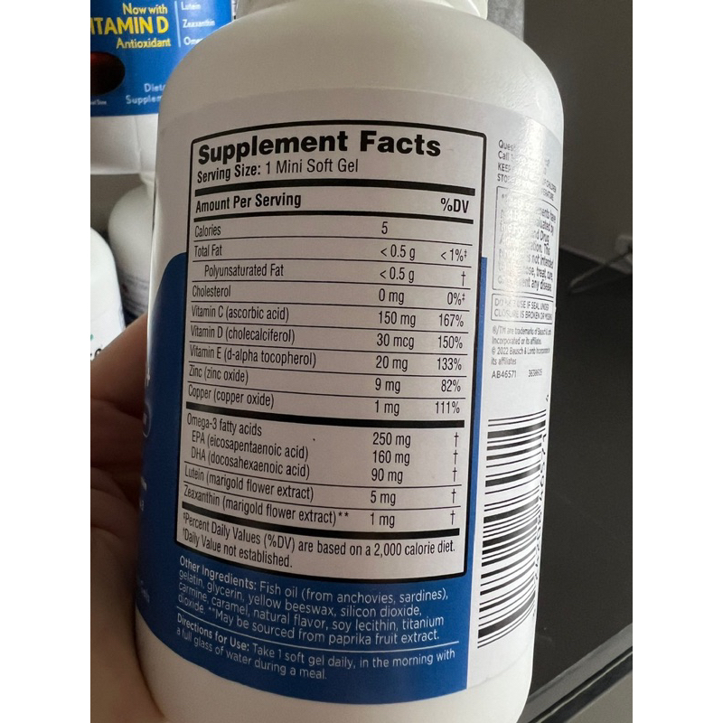 VIÊN UỐNG BỔ MẮT ,BỔ SUNG VITAMIN, CHẤT DINH DƯỠNG CHO MẮT OCUVITE ADULT 50+