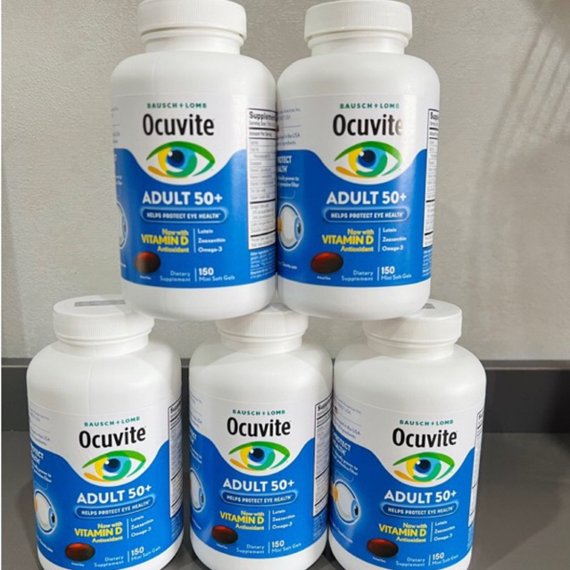 VIÊN UỐNG BỔ MẮT ,BỔ SUNG VITAMIN, CHẤT DINH DƯỠNG CHO MẮT OCUVITE ADULT 50+