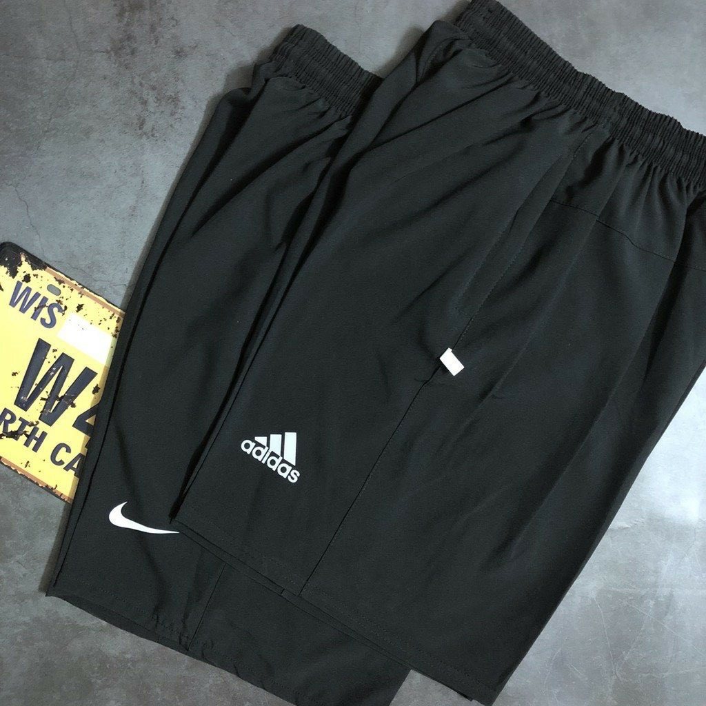 Quần short NIKE X ADIDAS đùi thể thao nam chất xi gió co giãn 4 chiều cao cấp , chất xịn mịn siêu thoải mái Happy M72