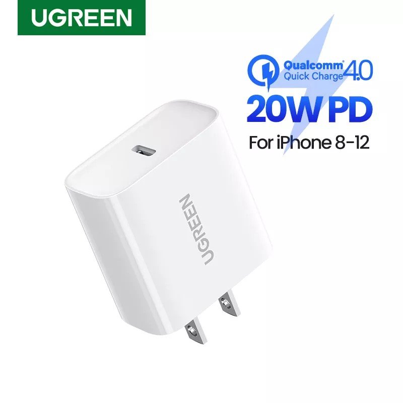 Củ Sạc Nhanh 20W Ugreen / KUULAA/ Baseus Super Si Mini PD / Củ sạc nhanh Baseus PD Fast Charging 20W PD