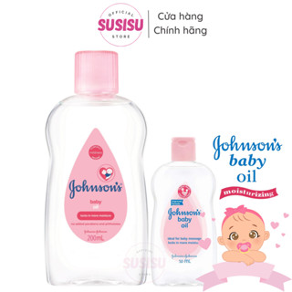 Dầu massage cho bé JOHNSON Baby Oil 200ml - 50ml / Dầu mát xa dưỡng ẩm da cho trẻ em sơ sinh