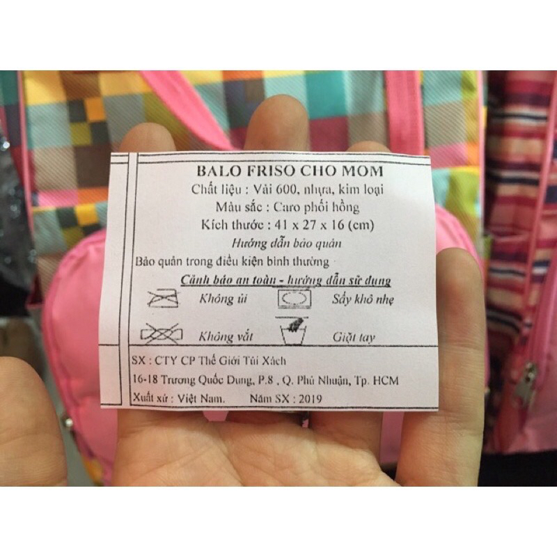 Túi Bỉm Sữa Đa Năng-hkm nutifood,Friso