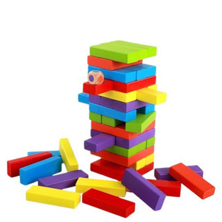 Đồ chơi rút gỗ loại lớn s-kids, bộ xếp khối domino cho bé.