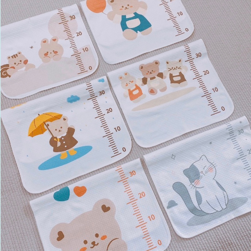 Lót chống thấm Monona, Boona bề mặt organic cotton mềm, thoáng khí cho bé 50*70cm NEG0810