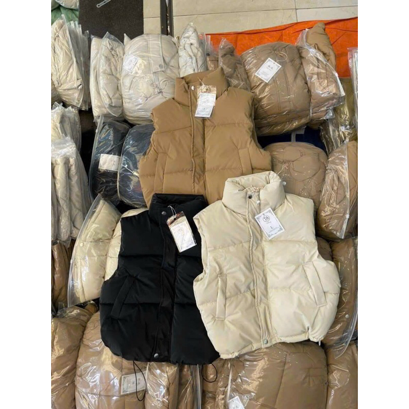 Áo Phao Gi lê Siêu Nhẹ Siêu Ấm Chất Dày Dặn